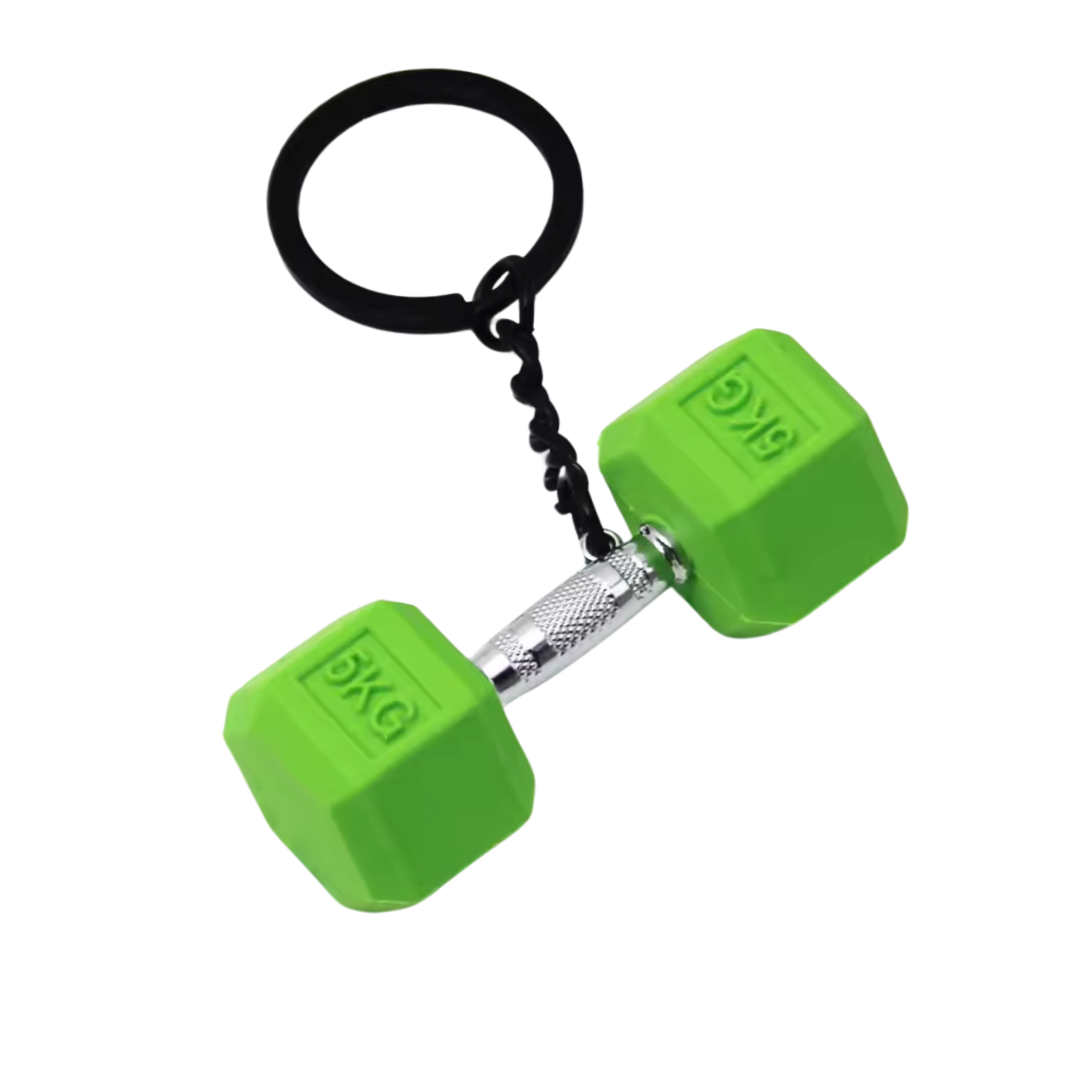 Mini llavero de mancuerna